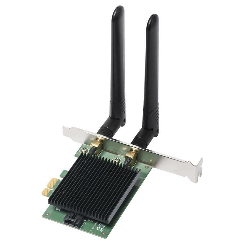 Беспроводной адаптер Edimax EW-7833AXP (AX3000, PCIe, Wi-Fi 6, Bluetooth 5.0, OFDMA, MU-MIMO)