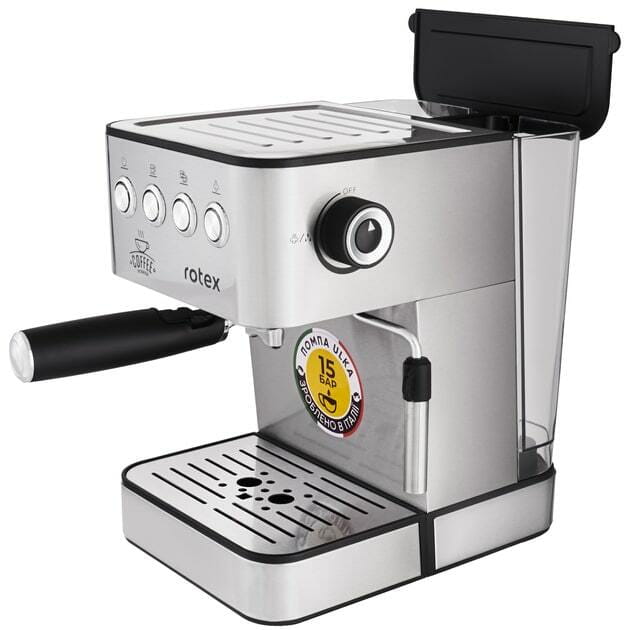 Кофеварка рожковая Rotex RCM850-S Power Espresso