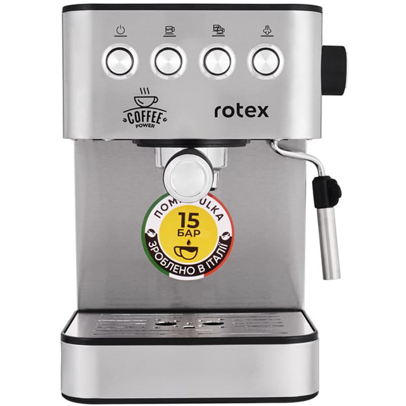 Кофеварка рожковая Rotex RCM850-S Power Espresso