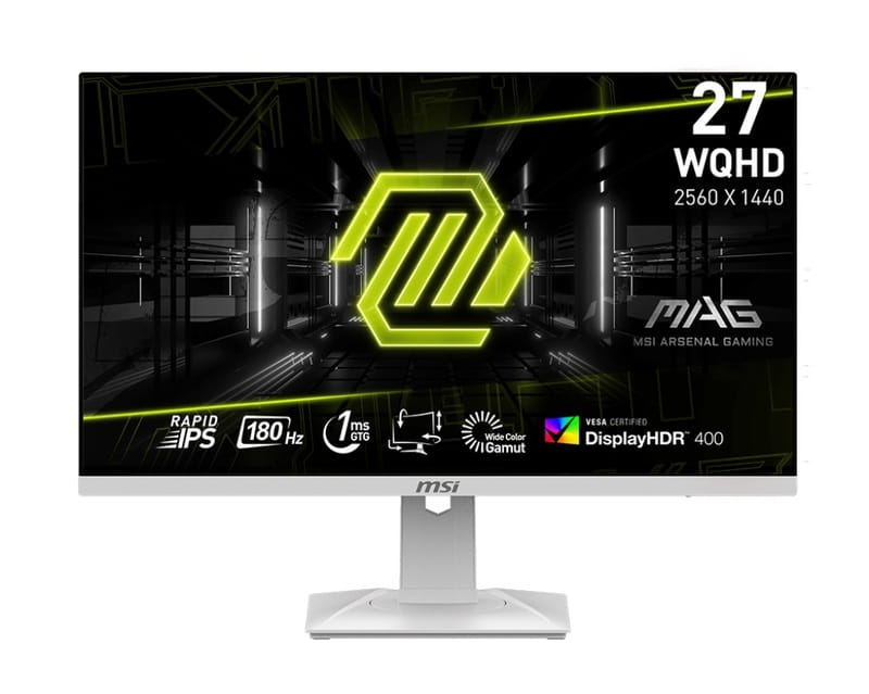 Монитор MSI 27" MAG 274QRFW IPS White 180Hz