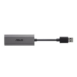 Сетевой адаптер Asus USB-C2500 (1x2.5Gbps LAN RJ-45, 1xUSB3.0, NIC, алюминиевый корпус)