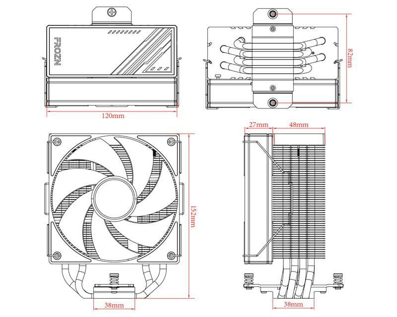 Кулер процессорный ID-Cooling Frozn A410 ARGB White