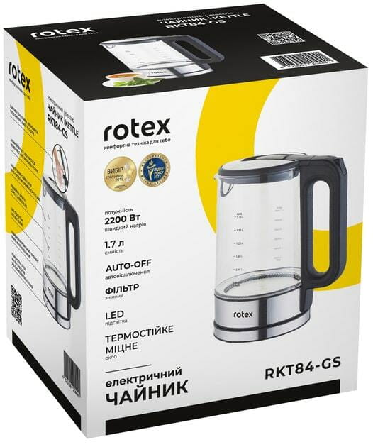 Електрочайник Rotex RKT84-GS