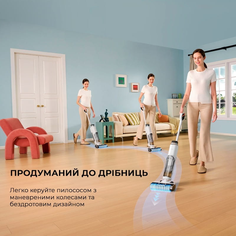 Аккумуляторный моющий пылесос Mova K10 Pro (BVC-T8)