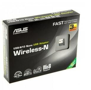 Беспроводной адаптер Asus USB-N10 Nano B1 (90IG05E0-MO0R00)
