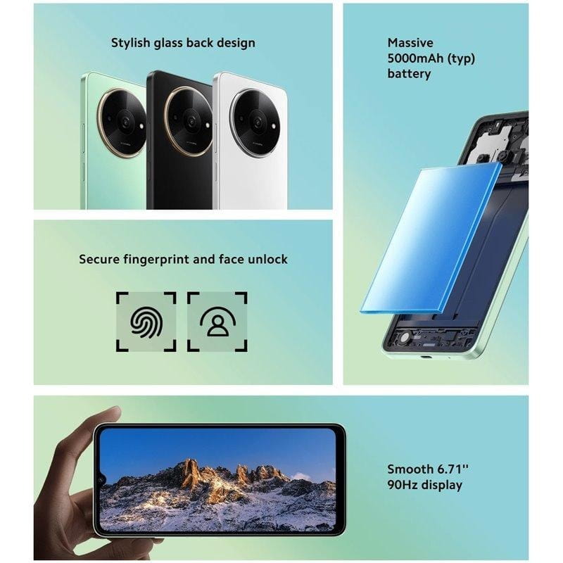 Смартфон Xiaomi Redmi A3X 3/64GB Dual Sim Forest Green_EU