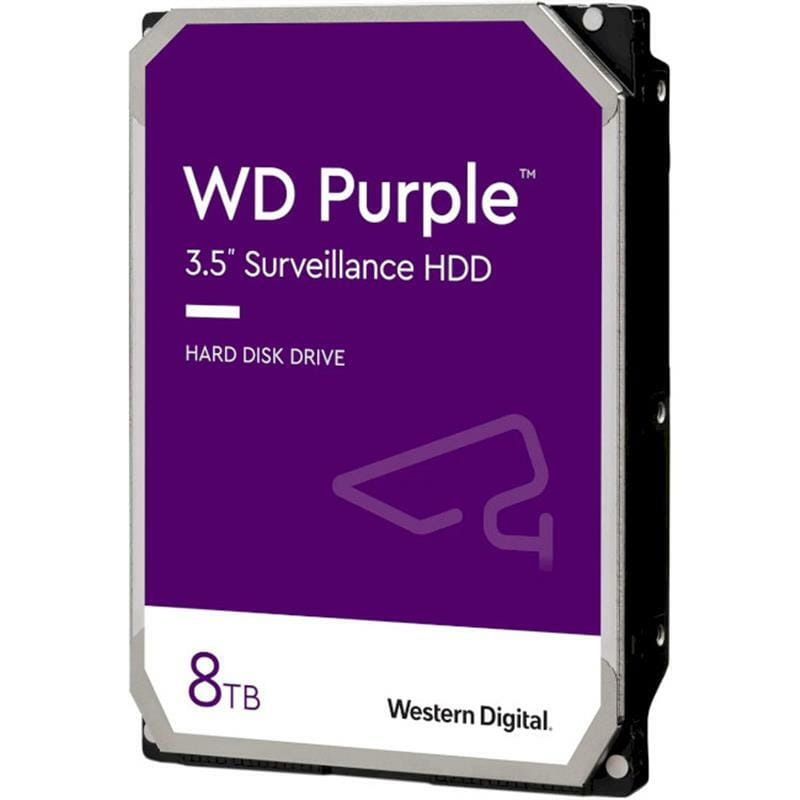 Накопитель HDD SATA 8.0TB WD Purple 5640rpm 256MB (WD85PURZ)