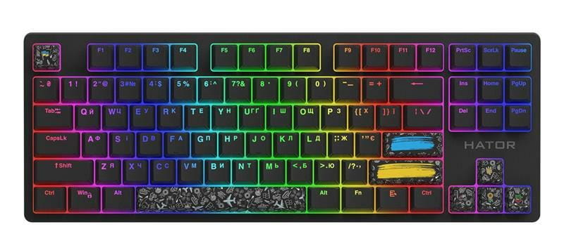 Клавиатура Hator Rockfall 2 Mecha TKL Authentic Edition Black (HTK-530)