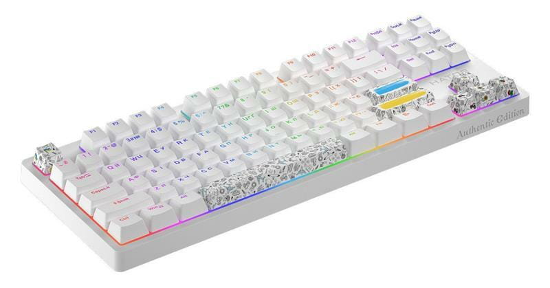 Клавиатура Hator Rockfall 2 Mecha TKL Authentic Edition White (HTK-531)