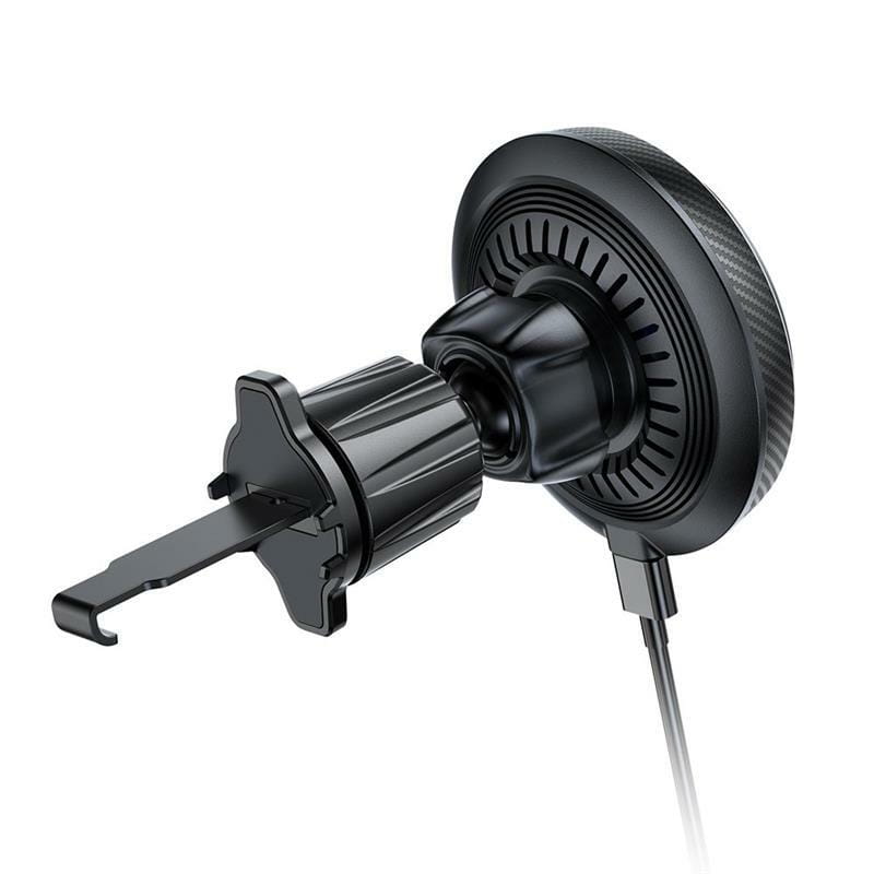 Беспроводное зарядное устройство СolorWay MagSafe 360° Air Vent 15W Black (CW-CHMW041Q-BK)