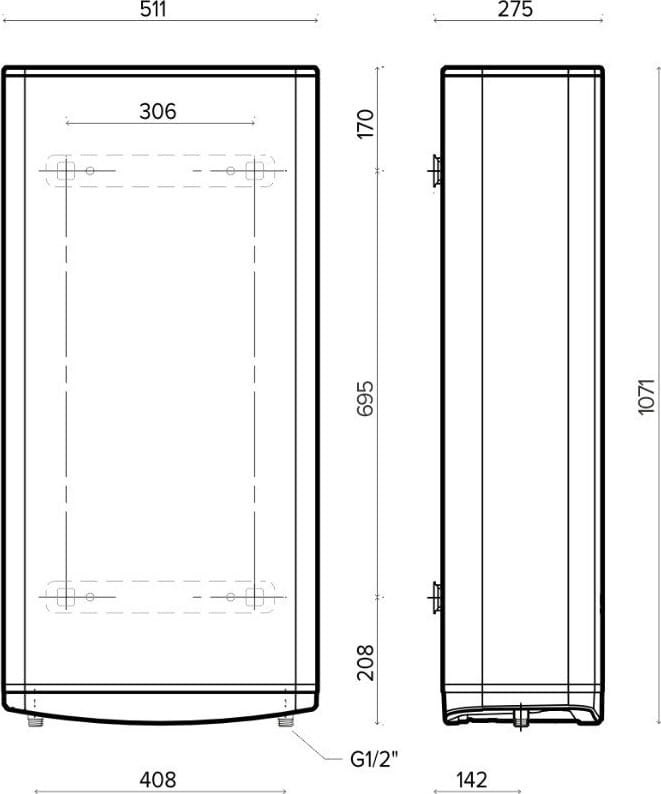 Водонагрівач Ariston Velis Tech 80 EU (3100918)