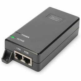 PoE-інжектор DIGITUS PoE+ 802.3at, 10/100/1000 Mbps, Output max. 48V, 30W (DN-95103-2)