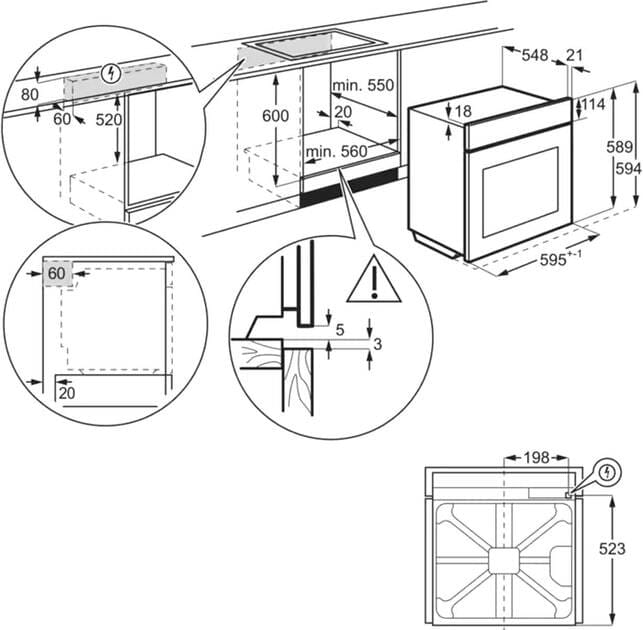 Духовой шкаф Electrolux EOD6C77H