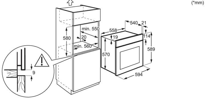 Духовой шкаф Electrolux EOD5H70BX