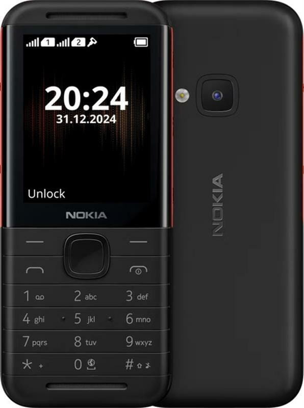 Мобiльний телефон Nokia 5310 2024 Dual Sim Black/Red