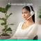 Фото - Bluetooth-гарнітура Logitech Zone 300 Wireless Off-White (981-001417) | click.ua