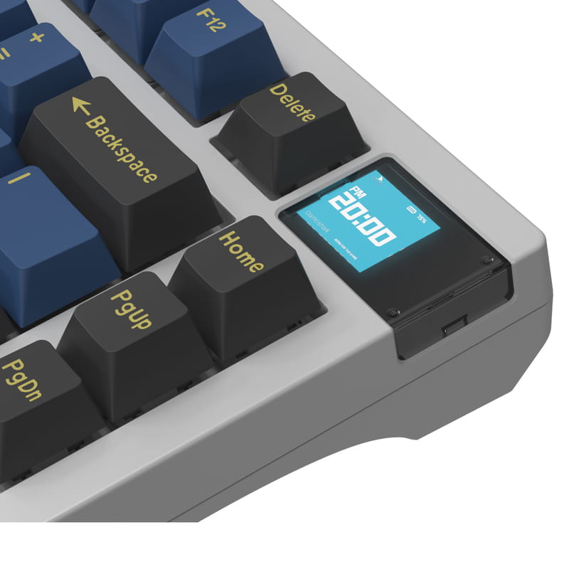 Клавиатура беспроводная Motospeed Darmoshark K8 Gateron Silver Pro Black-Blue (dmk8bgspro)