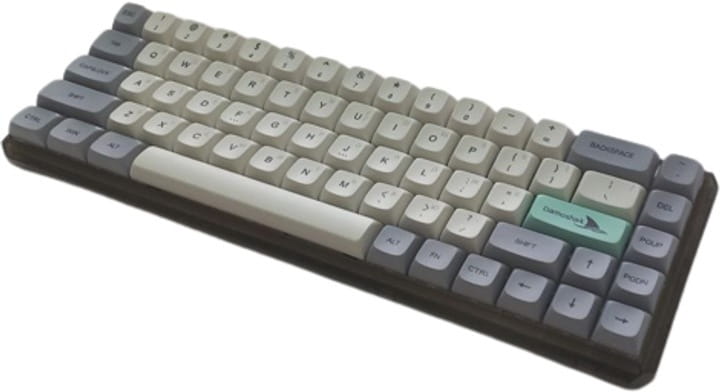 Клавиатура беспроводная Motospeed Darmoshark K5 Gateron Silver Pro Light Gray (dmk5lgspro)