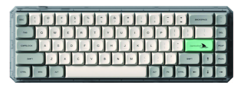 Клавиатура беспроводная Motospeed Darmoshark K5 Gateron Silver Pro Light Gray (dmk5lgspro)