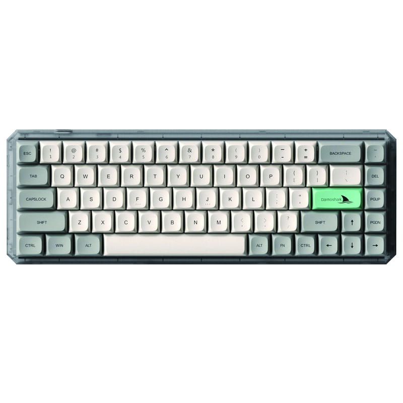 Клавиатура беспроводная Motospeed Darmoshark K5 Gateron Yellow Pro Light Gray (dmk5lgypro)