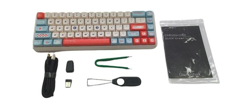 Клавиатура беспроводная Motospeed Darmoshark K5 Gateron Yellow Pro Custom (dmk5cgypro)