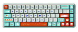 Клавіатура бездротова Motospeed Darmoshark K5 Gateron Silver Pro Custom (dmk5cgspro)