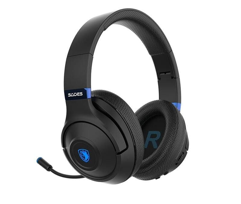 Bluetooth-гарнитура Sades SA-205 Whisper Black/Blue (sa205bkb)
