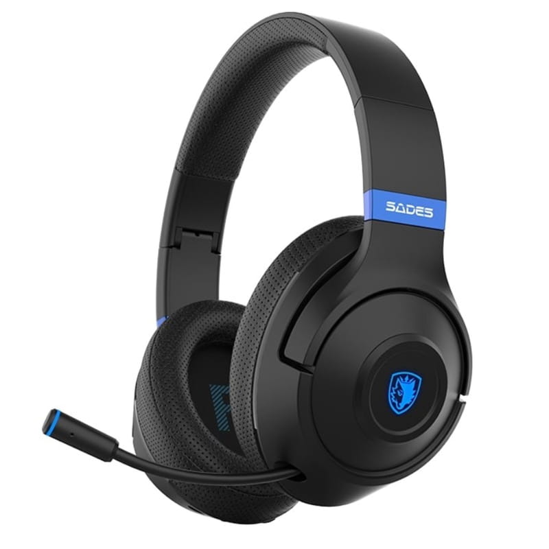 Bluetooth-гарнитура Sades SA-205 Whisper Black/Blue (sa205bkb)