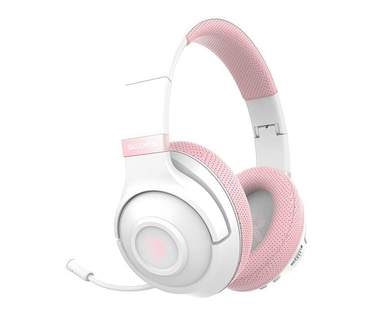 Bluetooth-гарнітура Sades SA-205 Whisper White/Pink (sa205whp)