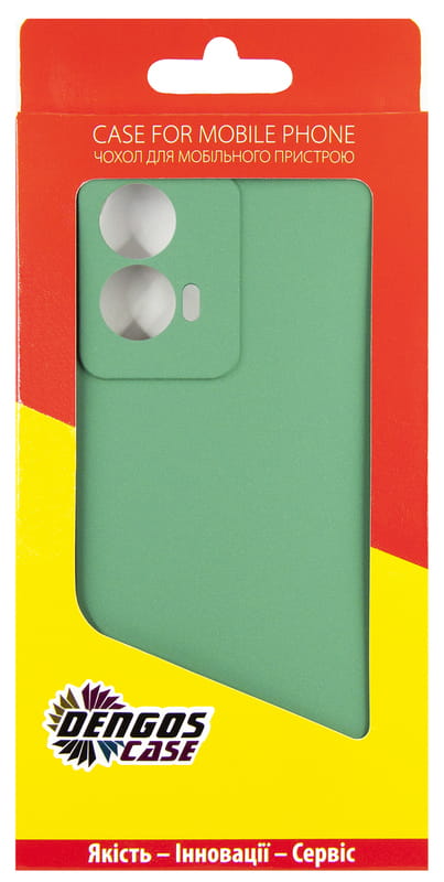 Чeхол-накладка Dengos Soft для Motorola Moto G24/Moto G24 Power Mint (DG-TPU-SOFT-58)