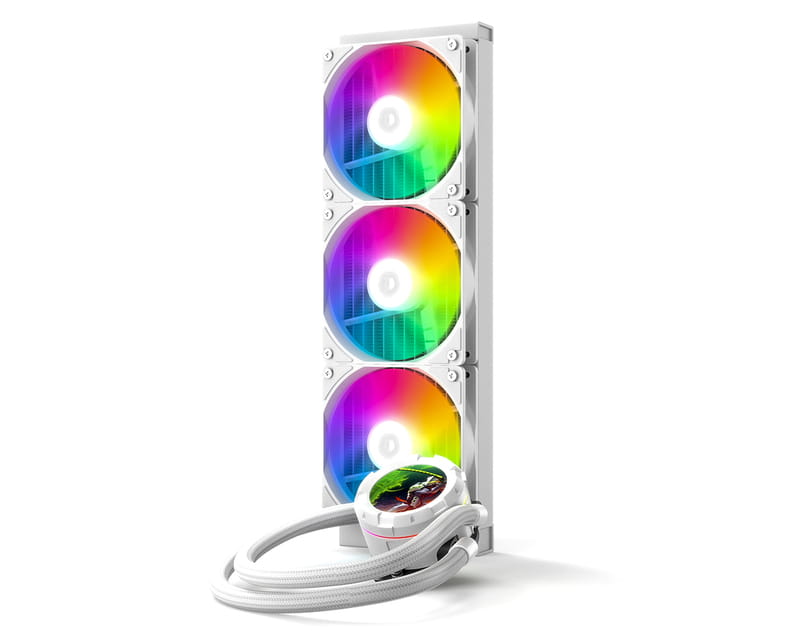 Система водяного охлаждения ID-Cooling Space LCD SL360 XE White