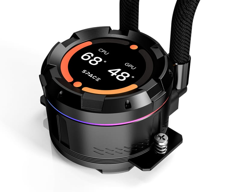 Система водяного охлаждения ID-Cooling Space LCD SL240 XE