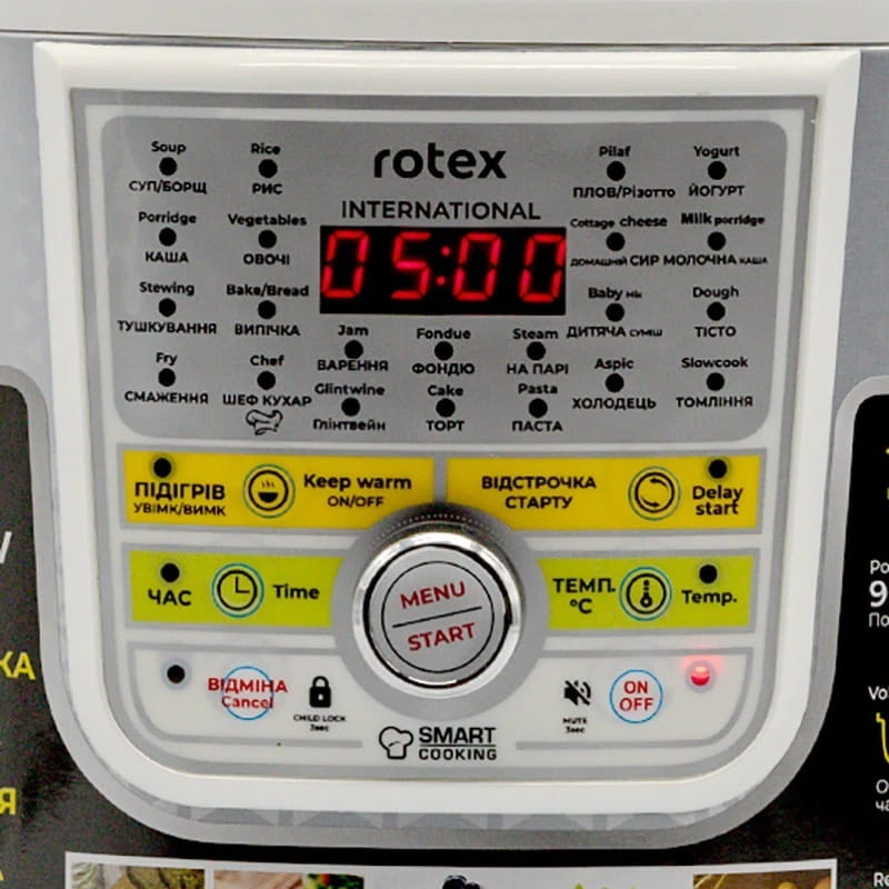 Мультиварка Rotex RMC504-W International
