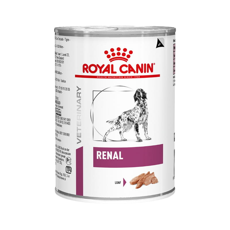 Вологий корм для собак при захворюваннях нирок Royal Canin Renal 410 г (4020004)