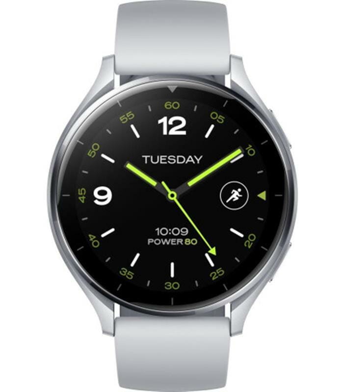 Смарт-часы Xiaomi Watch 2 Silver Case With Gray TPU Strap (BHR8034GL)