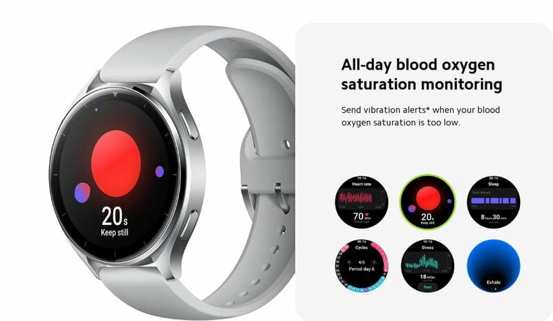 Смарт-часы Xiaomi Watch 2 Silver Case With Gray TPU Strap (BHR8034GL)