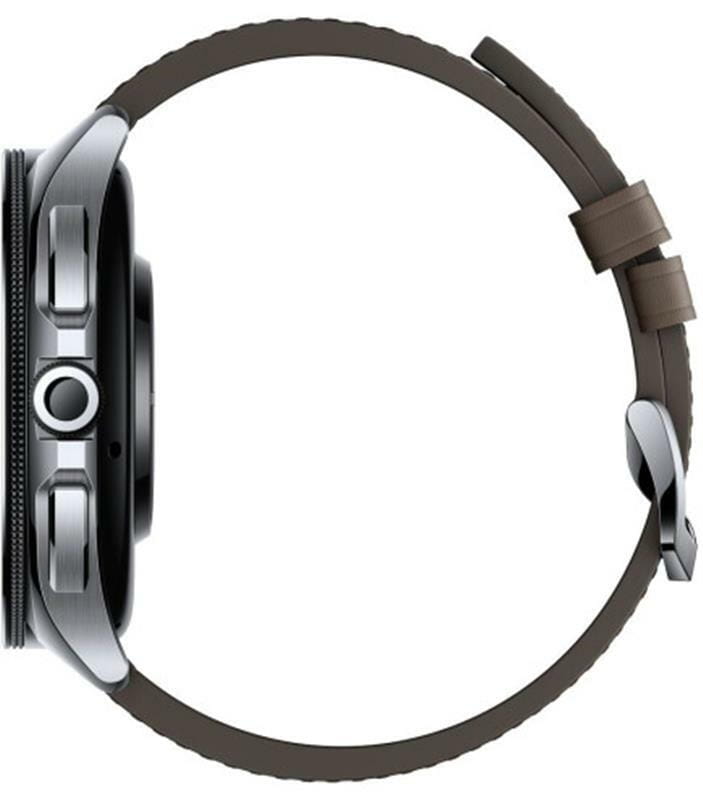Смарт-часы Xiaomi Watch 2 Pro Silver Case with Brown Leather Strap (BHR7216GL)