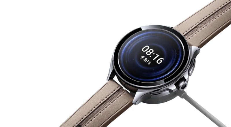 Смарт-часы Xiaomi Watch 2 Pro Silver Case with Brown Leather Strap (BHR7216GL)