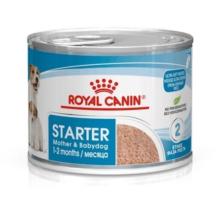 Вологий корм для собак Royal Canin Starter Mousse Mother & Babydog 195 г (4077002)