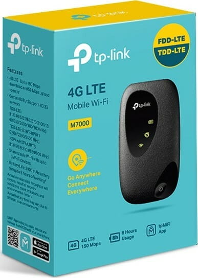Беспроводной 4G маршрутизатор TP-Link M7000