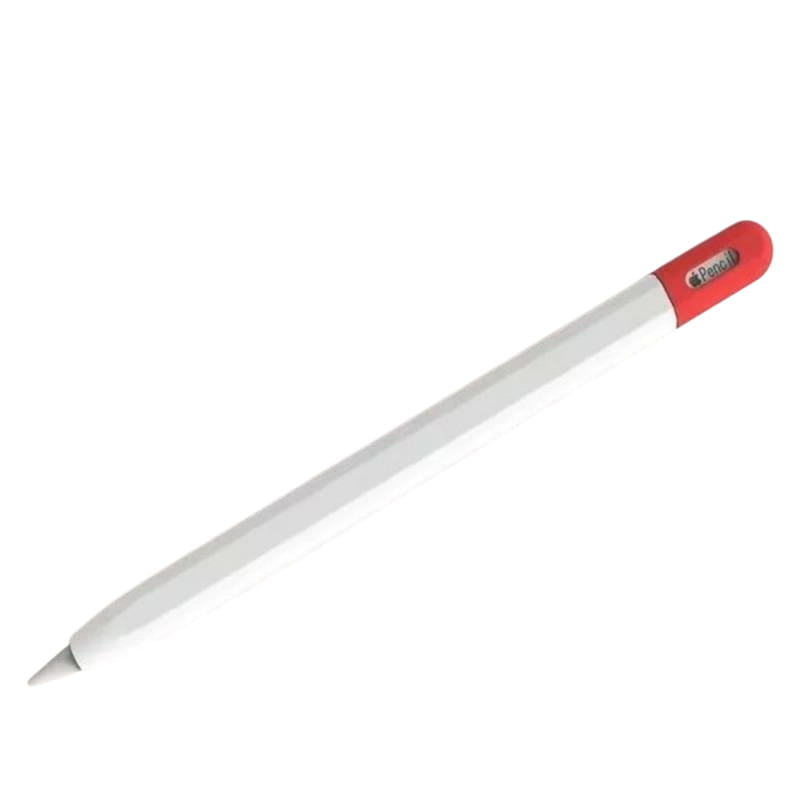 Чехол Goojodoq Matt 2 Golor для стилуса Apple Pencil 3 White/Red (1005006499420844WR)