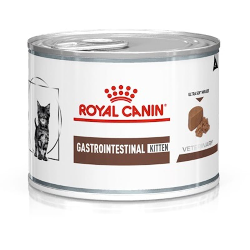 Вологий корм для котів при розладах травлення Royal Canin Gastrointestinal Kitten 195 г (12270020)