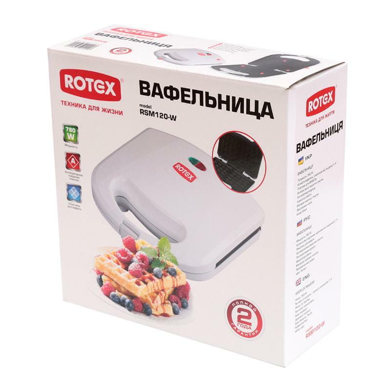 Вафельница Rotex RSM120-W