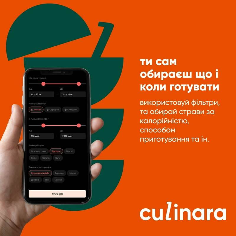 Услуга доступа к сервису Culinara Kitchen & Cocktails на 24 месяца