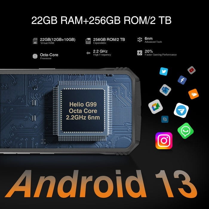Смартфон Doogee S110 Black