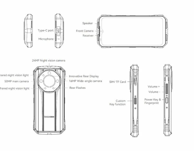 Смартфон Doogee S110 Black