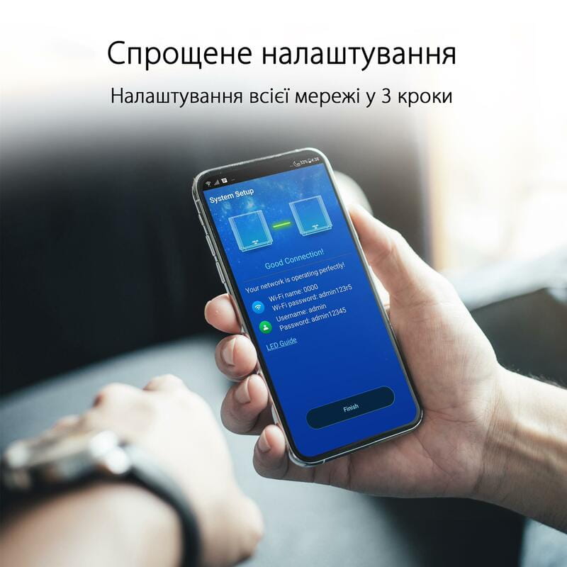 Wi-Fi Mesh-система Asus ZenWiFi XT8 2PK White (XT8-2PK-WHITE)