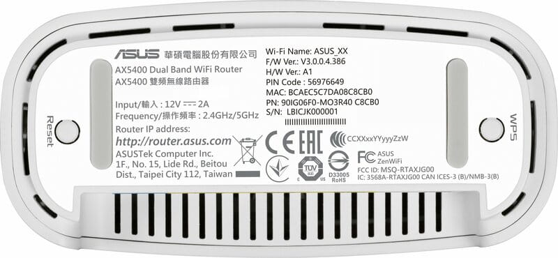Wi-Fi Mesh система Asus ZenWiFi XD6 1pk White (90IG06F0-MO3R60)