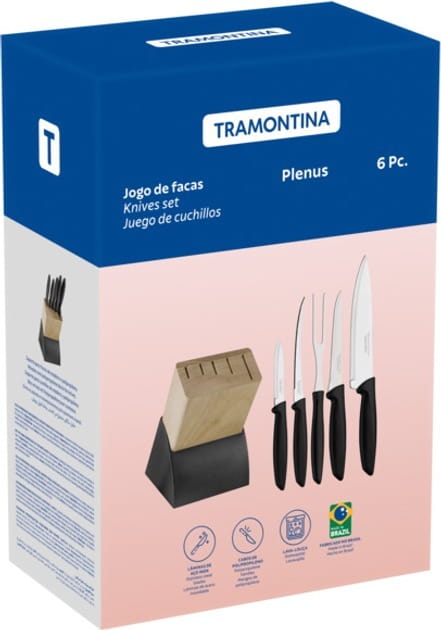 Набір ножів Tramontina Plenus 6 предметів (23498/028)