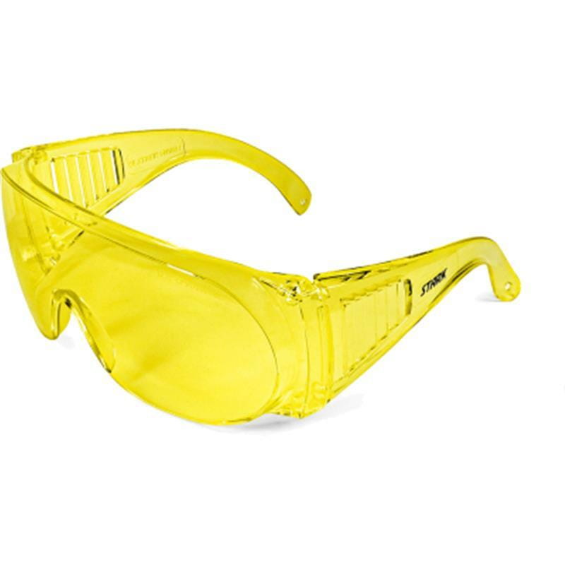 Очки защитные Stark SG-06Y желтые, линза из поликарбоната (515000008)